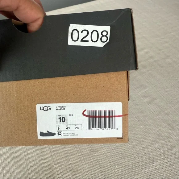 UGG MENS ASCOT suede SLIPPERS - Picture 10 of 10